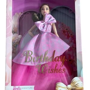 Barbie Signature Birthday Wishes Doll Pink Gown Limited Edition Collector
